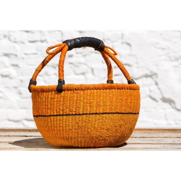 Bolga kurv fra Ghana - gul