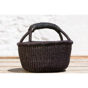 Bolga kurv fra Ghana - sort
