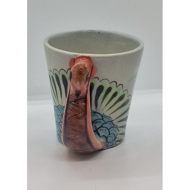 Peacock - Hndmalede krus fra Guatemala
