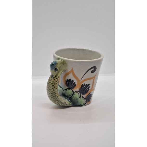 Peacock - Hndmalede krus fra Guatemala