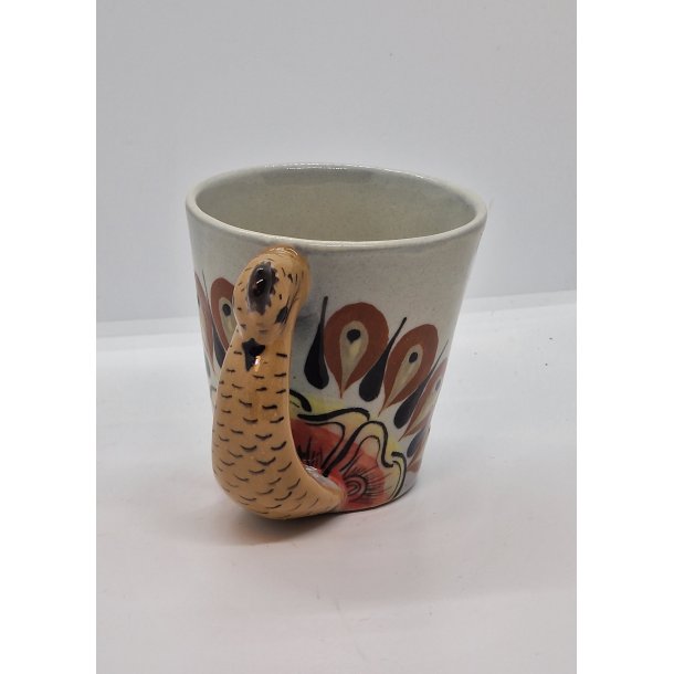 Peacock - Hndmalede krus fra Guatemala