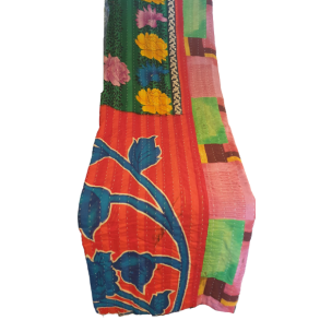 Indisk Katha quilt plaid