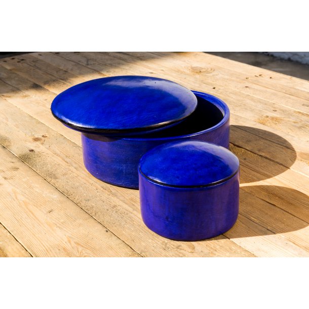 Hndlavede lderbokse i flotte farver