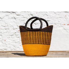 U-shape hndflettet indkbskurv - LARGE