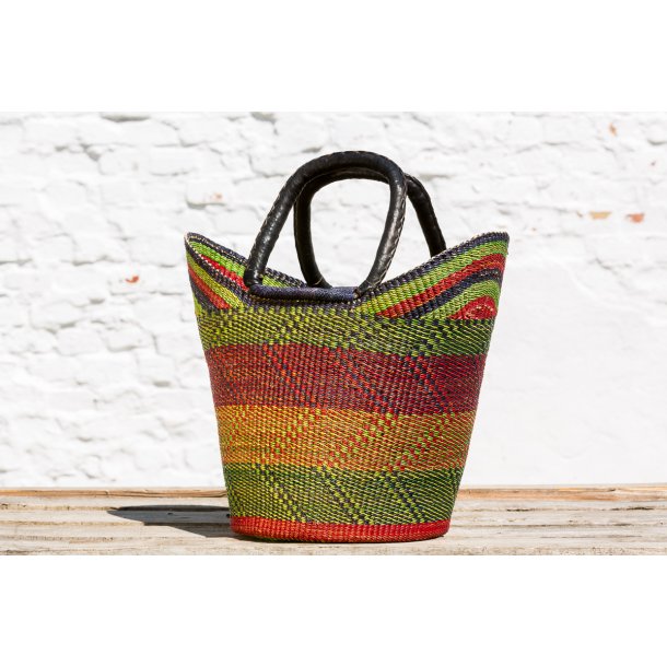 U-shape hndflettet indkbskurv - LARGE