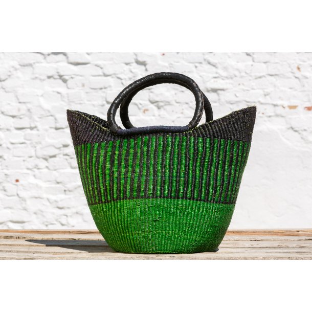 U-shape hndflettet indkbskurv - LARGE