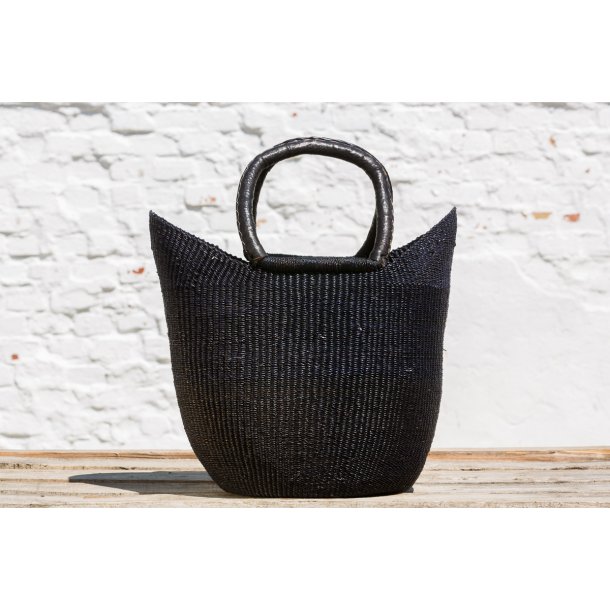 U-shape hndflettet indkbskurv - LARGE