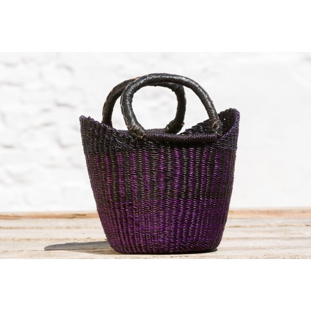 U-shape hndflettet indkbskurv - SMALL