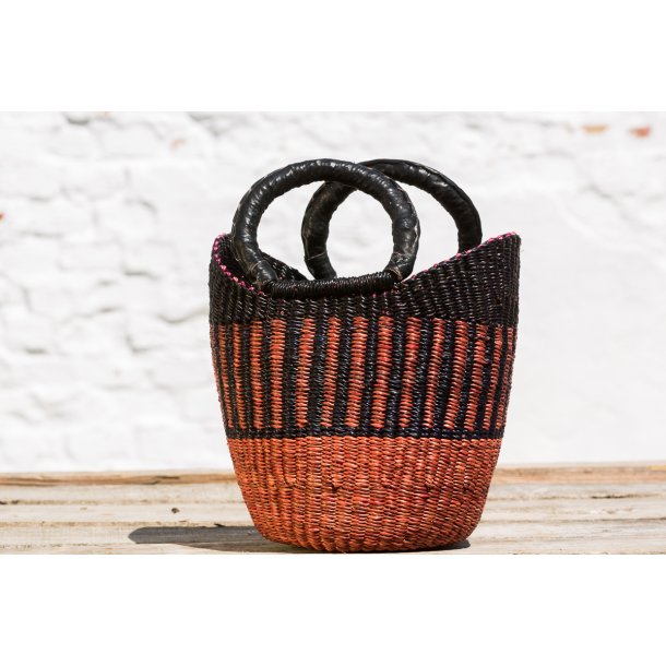 U-shape hndflettet indkbskurv - SMALL