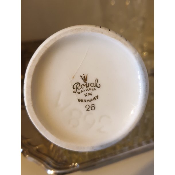 Retro vase i porceln