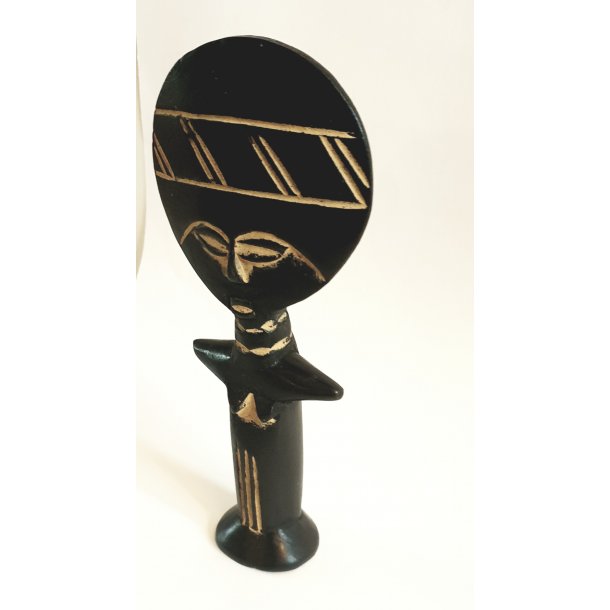 Hndskret afrikansk frugtbarhedsdukke