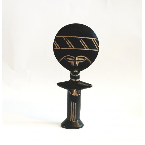 Hndskret afrikansk frugtbarhedsdukke