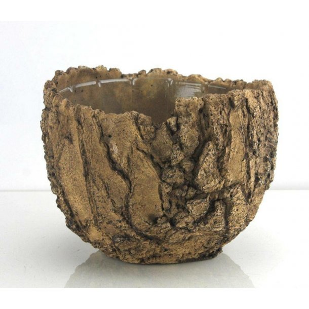  Rustik fossil krukke - medium