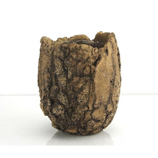 Rustik fossil krukke - lille