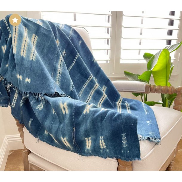 Vintage mudcloth plaid