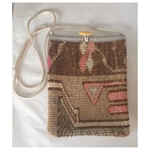 Lille kelimtaske med snor