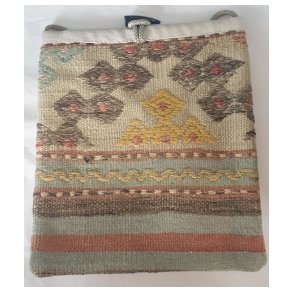Lille kelimtaske med snor