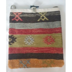 Lille kelimtaske med snor