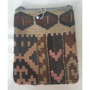 Lille kelimtaske med snor