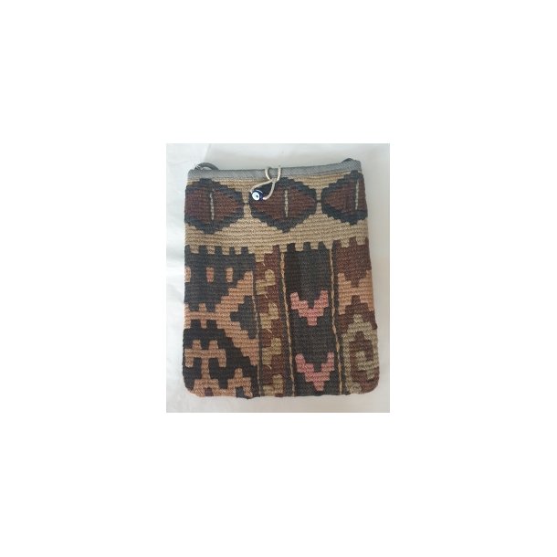 Lille kelimtaske med snor
