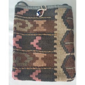 Lille kelimtaske med snor