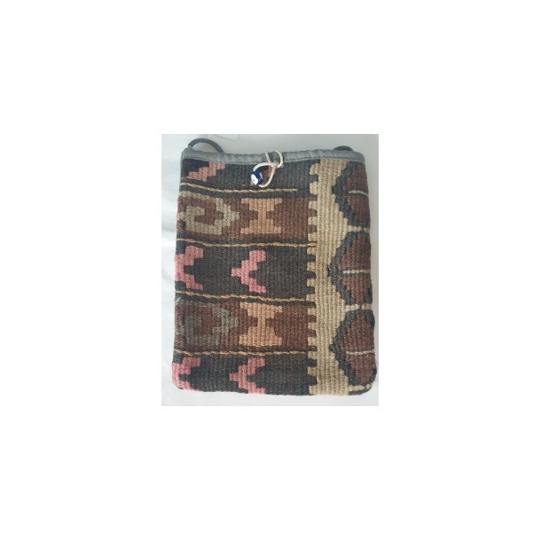 Lille kelimtaske med snor
