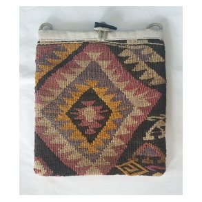 Lille kelimtaske med snor