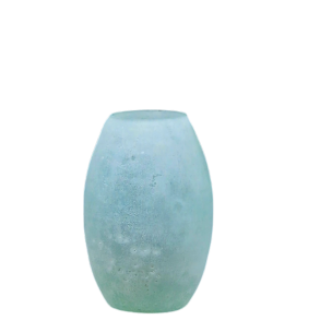 Frosted vase i glas - isbl
