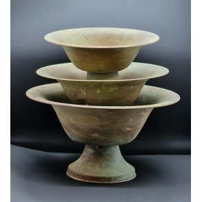 Opsats i patineret metal