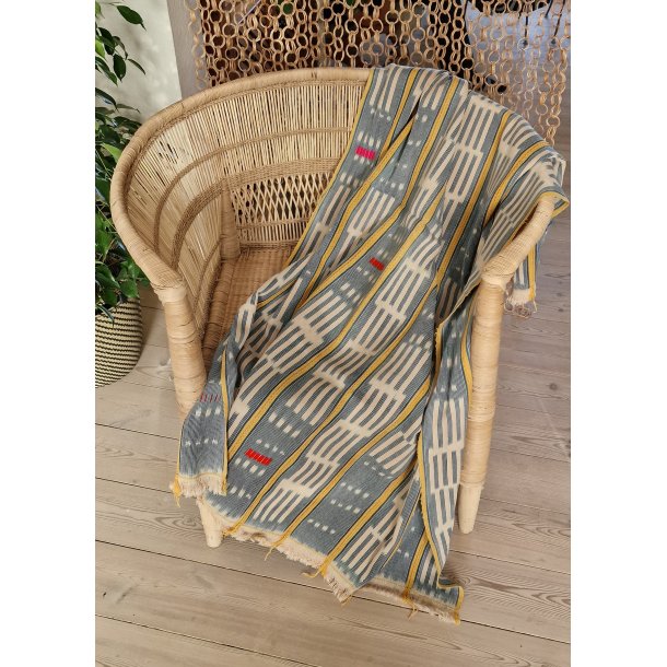 Afrikansk Baule vintageplaid eller dug