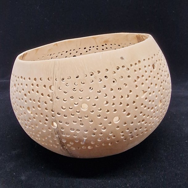 Fyrfadsholder udsk�rne kokosskaller