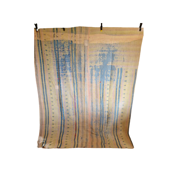 Indisk Katha quilt plaid