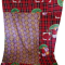 Indisk Katha quilt plaid