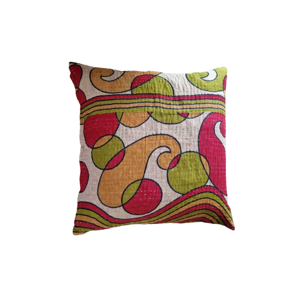 Vintage sari bomuldspude 60x60 cm