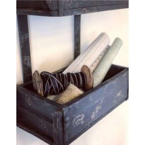 HYLDE LAVET AF 2 ENKELTE MURSTENSFORME - SORT FINISH 