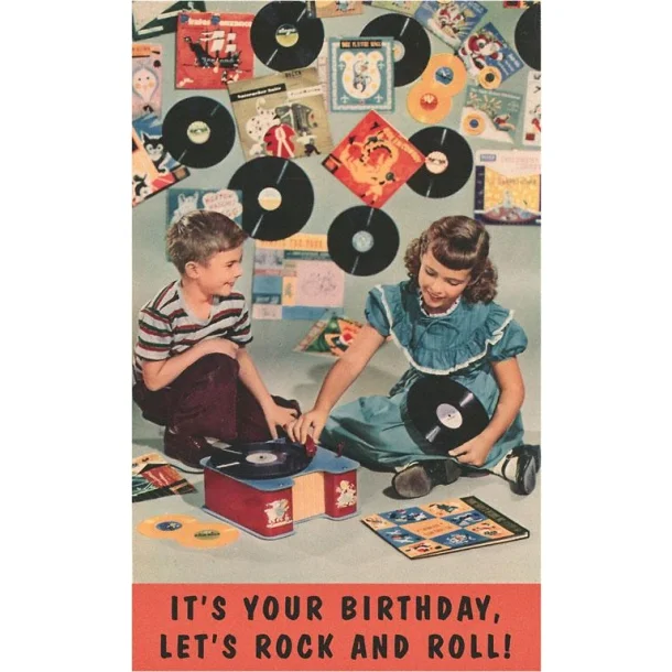 Magnet med vintage billede