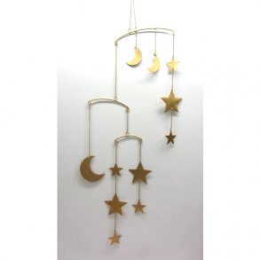 Mobile i gylden metal - Stjernehimmel