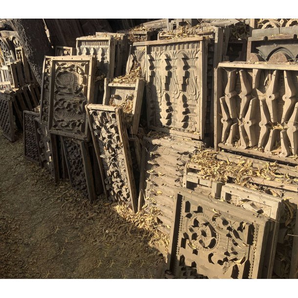  Gammel tr�form til dekoration 