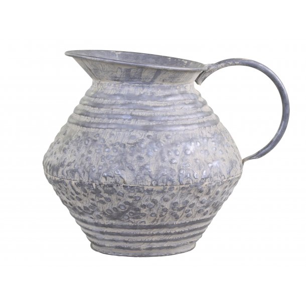 Dekorativ kande i antik zink fra Chic Antique