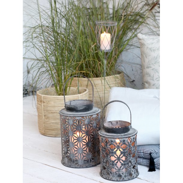 Potteskjuler / krukke med bambuslook fra Chic Antique - Natur/Large