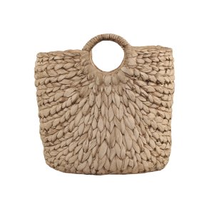 Potteskjuler /krukke med flet og hndtag fra Chic Antique - Natur/Medium