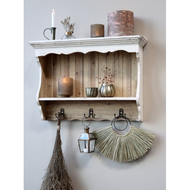 Gammel fransk glasvase med lg