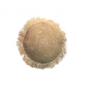 Raffia pude rund 40cm