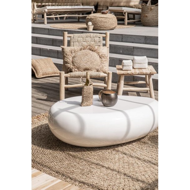 Raffia pude rund 40cm