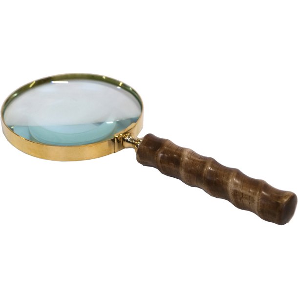 Forstrrelsesglas - mrkt skaft