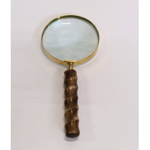 Forstrrelsesglas - mrkt skaft