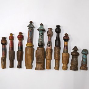 Sm dekorative trpinde med maling