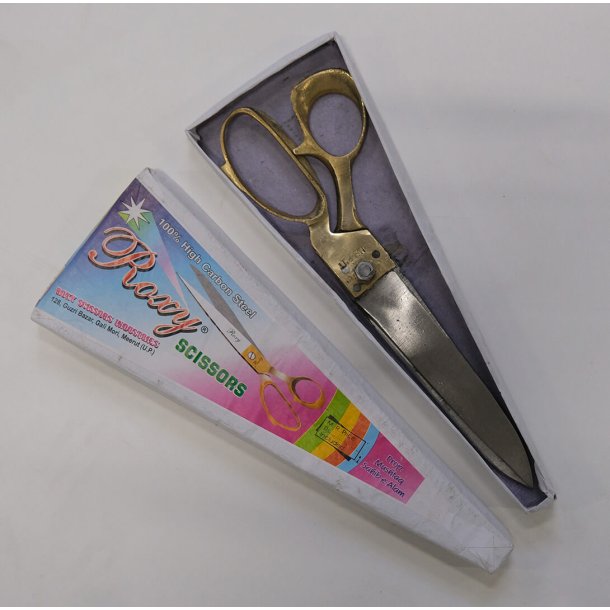 Stor flot skrddersaks i messing