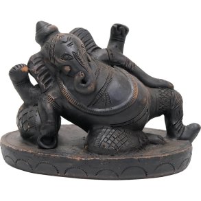 Liggende Ganesha i ler
