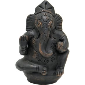 Stende Ganesha figur i ler